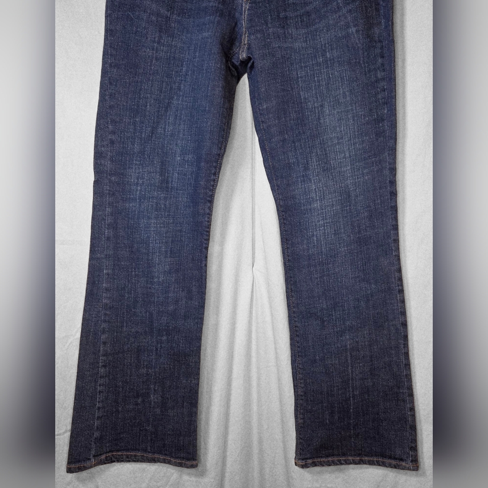 VTG Old Navy The Sweetheart Mid Rise Bootcut Jeans 4 Short Y2K Blue Denim Mint - Picture 5 of 6